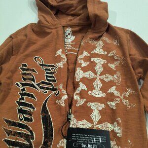 Size 6 Warrior Poet Long Sleeve Boy Shirt Jacket‎ - NEW